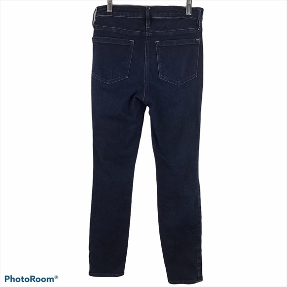 Athleta Sculptek Skinny Jeans Overdye Wash Size 4 - Picture 2 of 6